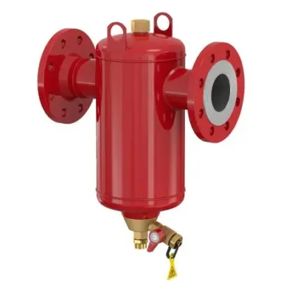 Flamco Vuilafscheider Flamco FlamcoClean Smart F D125 DN125 125 flens horizontaal met magneet intern 31026
