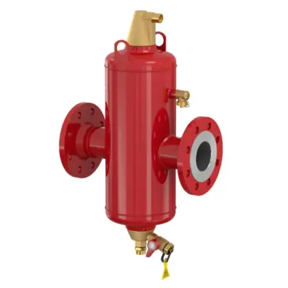 Flamco Lucht-/vuilafscheider Flamco Flamcovent Clean Smart F DN100 DN100 100 flens horizontaal met magneet intern 31045