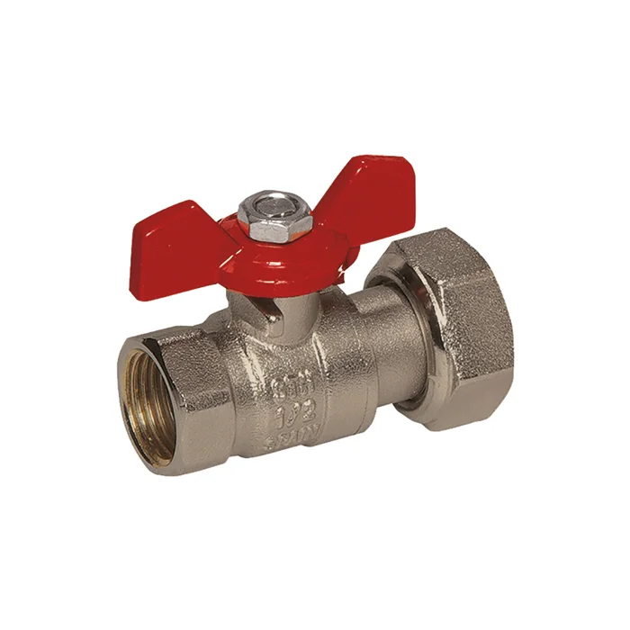 Flamco Vlinderkraan met volle doorlaat DN 1/2"x3/4" FF Flamco M1610120