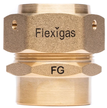 Flexigas GPF100912 Flexigas PLT overgangsknelkoppeling FF 22 x 3/4 F