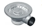 Franke Acces Ventiel 3 1/2 met zeef en overloopaansluiting 112.0049.409