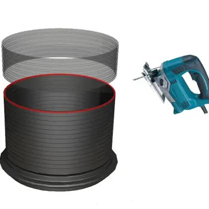 GEP Varitank binnenschacht 60 cm met rubber afdichtingsring GEP 403512
