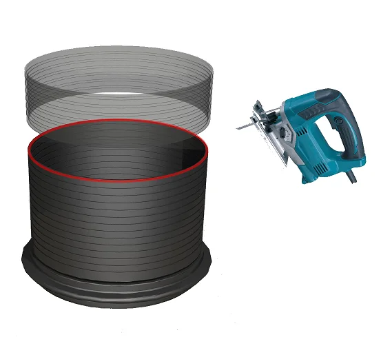GEP Varitank binnenschacht 60 cm met rubber afdichtingsring GEP 403512