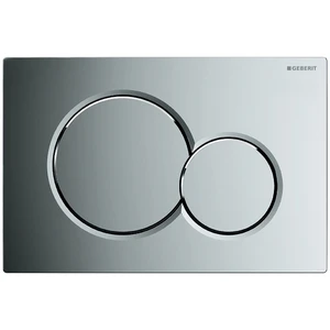 Geberit 115.770.21.5 Geberit Sigma 01 bedieningsplaat - chroom - kunststof - 2 druktoetsen