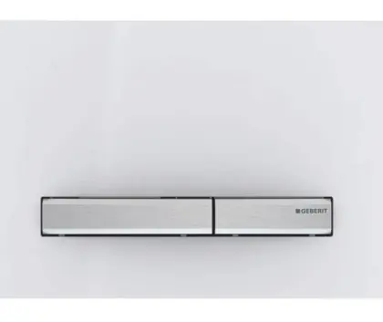 Geberit 115.788.11.2 Geberit Sigma 50 bedieningsplaat - wit alpine - kunststof - 2 druktoetsen