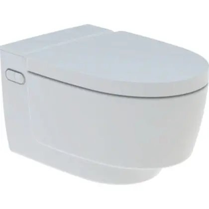 Geberit 146.210.11.1 Geberit Mera Comfort douchetoilet - wit - hangtoilet voor inbouwspoelreservoir - verwarmde toiletzitting