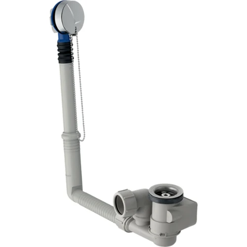 Geberit Uniflex badafvoer met stop 52 mm - met afwerkset - chroom 150.020.00.6
