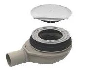 Geberit 150.583.21.1 Geberit Uniflex douchesifon 90 mm - chroom - incl kleurset - waterslot 30 mm