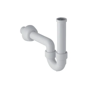 Geberit 151.100.11.1 Geberit PP enkele buissifon 5/4 x 40 mm - wit - voor wastafel
