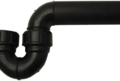 Geberit 152.036.16.1 Geberit PE sifon 40 x 40 mm - inlaat vertik/uitlaat horiz