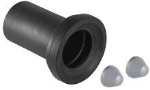 Geberit manchet 90 mm - polyethyleen met dichting - voor hangtoilet 152.425.46.1