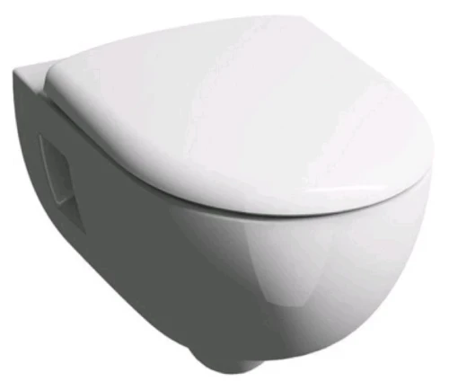 Geberit Renova Nr1 hangtoilet Rimfree zonder spoelrand - wit - B355xD530 mm 203070000