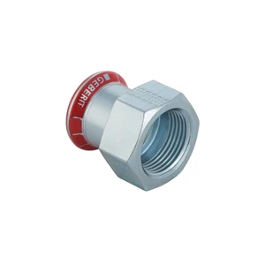 Geberit 21802 Geberit Mapress C-staal verzinkt puntstuk FF 15 x 1/2 F