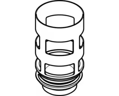 Geberit 240.500.00.1 Geberit WSS klokhouder voor inbouwspoelreservoir