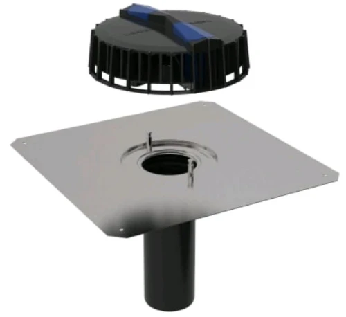 Geberit Pluvia trechter met dichtingsplaat 90 mm (maximale afvoerdebiet 25l/s) 359.099.00.1