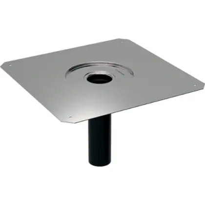 Geberit 359.113.00.1 Geberit Pluvia aansluitelement voor dampscherm CrNi 56 mm