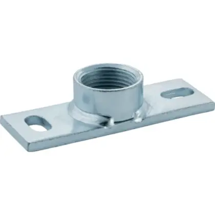 Geberit PE bevestigingsplaat rechthoekig met draadmof 1/2 F 362.826.26.1