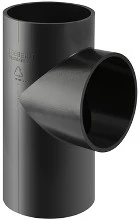 Geberit PE verloop T-stuk 88° 90 x 63 x 90 mm 366.170.16.1