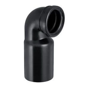 Geberit 366.925.16.1 Geberit PE toilet aansluitbocht met dichting 90° 90 x 90 mm (voor hang-wc)