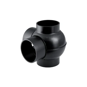 Geberit 367.335.16.1 Geberit PE bolvertakking 88° - 90° 110 x 110 x 110 x 110 mm