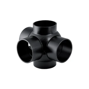 Geberit 367.605.16.1 Geberit PE bolvertakking 88° - 90° 110 x 110 x 110 x 110 x 110 mm