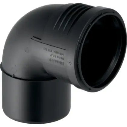 Geberit 390.024.14.1 Geberit Silent-PP bocht 88° MF 32 x 32 mm