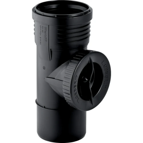 Geberit 390.227.14.1 Geberit Silent-PP ontstoppingsstuk met schroefdeksel MF 50 mm