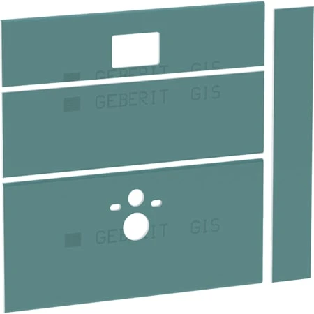Geberit GISeasy set platen voor hang-wc, voor Sigma inbouwspoelreservoir 12 cm 442.331.00.1