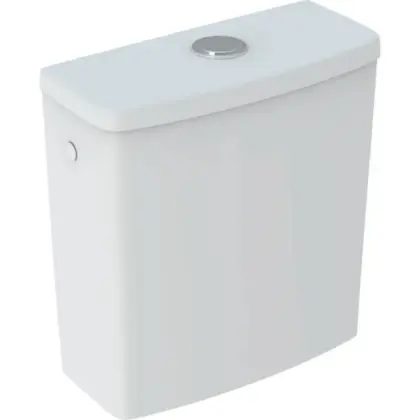 Geberit Selnova Square spoelreservoir - wit - toevoer L/R - met 2 spoeltoetsen 500.267.01.1