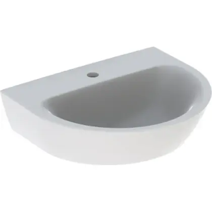 Geberit Renova wastafel 550 x 450 mm - wit - met kraangat - zonder overloop 500.578.01.1