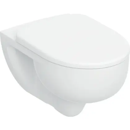 Geberit 503.083.00.1 Geberit Selnova hangtoilet PACK Turboflush (hangtoilet met toiletzitting Softclose Quickrelease) - wit
