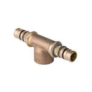 Geberit 607.366.00.5 Geberit Mepla verloop T-stuk met binnendraad MFM 63 x 2 F x 63 mm