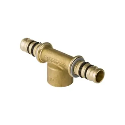 Geberit 611.362.00.5 Geberit Mepla verloop T-stuk met binnendraad MFM 16 x 1/2 F x 16 mm