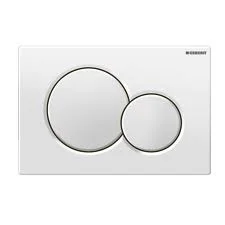 Geberit Duwplaat Geberit Sigma01 tweeknops kunststof wit mat 115.770.11.5