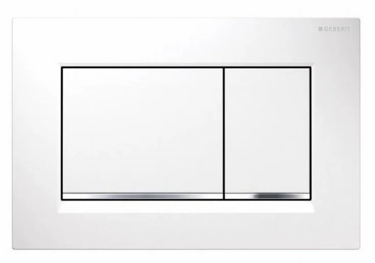 Geberit Duwplaat Geberit Sigma30 tweeknops kunststof wit 115.883.KJ.1