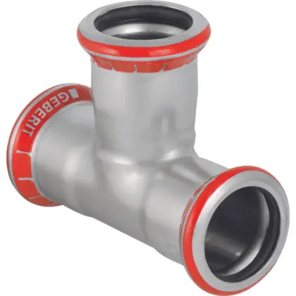 Geberit Pers-T staal 42mm FFF verwarming Geberit Mapress C-Staal 21007