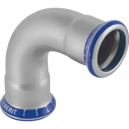 Geberit Persbocht inox 42mm FF 90° solar Geberit Mapress FKM RVS 50287