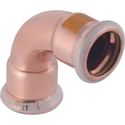 Geberit Persbocht koper 35mm FF 90° gas Geberit Mapress Koper 34504