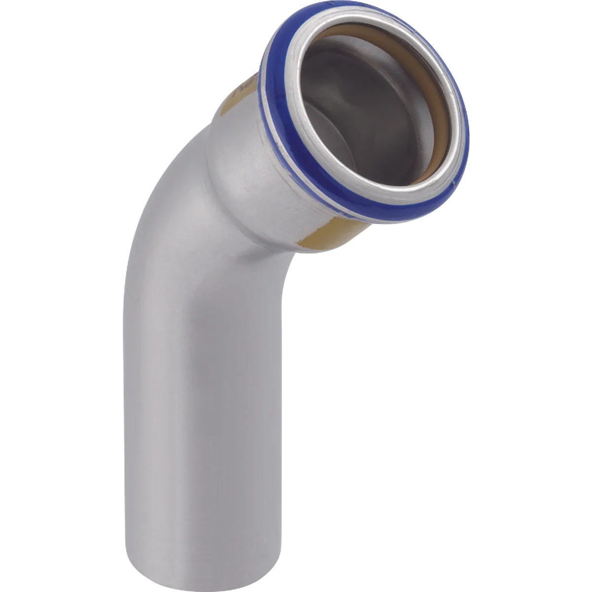 Geberit Persinsteekbocht inox 22mm MF 45° gas Geberit Mapress RVS 34023