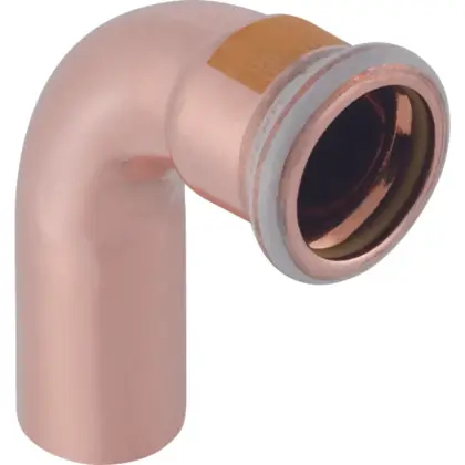 Geberit Persinsteekbocht koper 15mm MF 90° gas Geberit Mapress Koper 34507