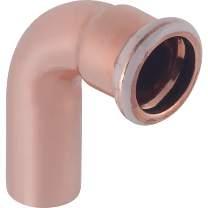 Geberit Persinsteekbocht koper 22mm MF 90° (drink)water Geberit Mapress Koper 60304
