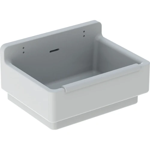 Geberit 300 Basic uitgietbak met stootrand 610 x 460 x 340 mm - wit - met gaten voor emmerrooster S8A00200000G