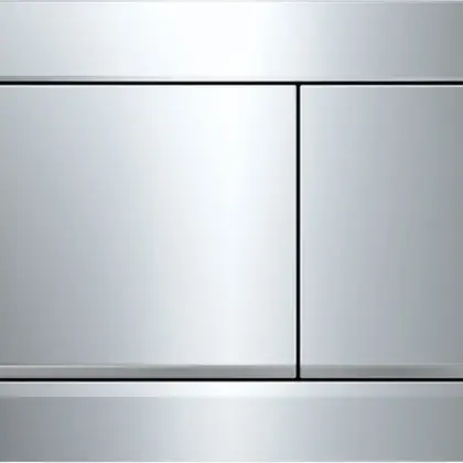 Geberit Duwplaat Geberit Omega30 tweeknops kunststof chroom glanzend 115.080.KH.1