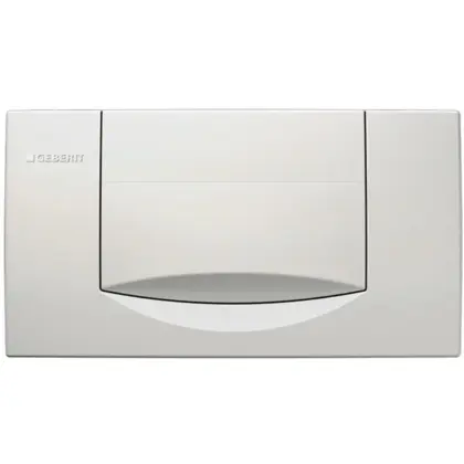 Geberit Duwplaat Geberit 200F tweeknops kunststof wit mat 115.222.11.1