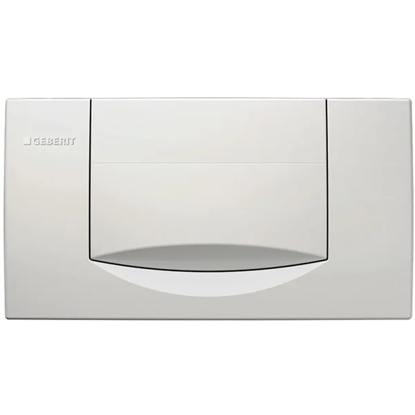 Geberit Duwplaat Geberit 200F tweeknops kunststof wit mat 115.222.11.1