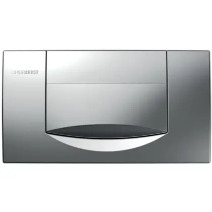 Geberit Duwplaat Geberit 200F tweeknops kunststof chroom mat 115.222.46.1