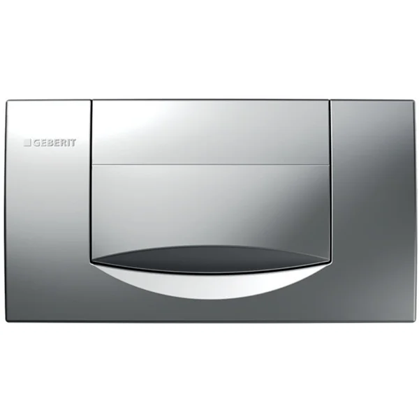 Geberit Duwplaat Geberit 200F tweeknops kunststof chroom mat 115.222.46.1