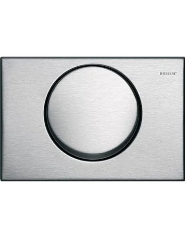 Geberit Duwplaat Geberit Mambo tweeknops inox roestvaststaal ( RVS ) mat 115.751.00.1