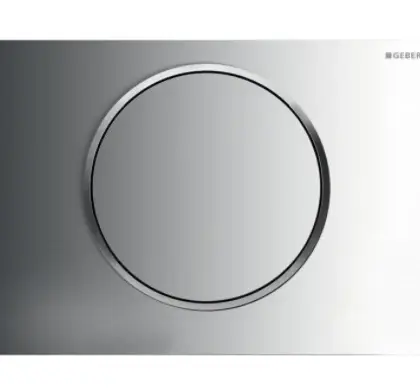 Geberit Duwplaat Geberit Sigma10 tweeknops kunststof chroom glanzend 115.758.KH.5