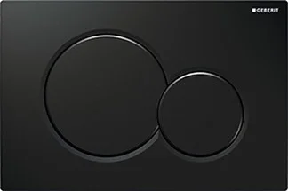 Geberit Duwplaat Geberit Sigma01 tweeknops kunststof zwart mat 115.770.DW.5